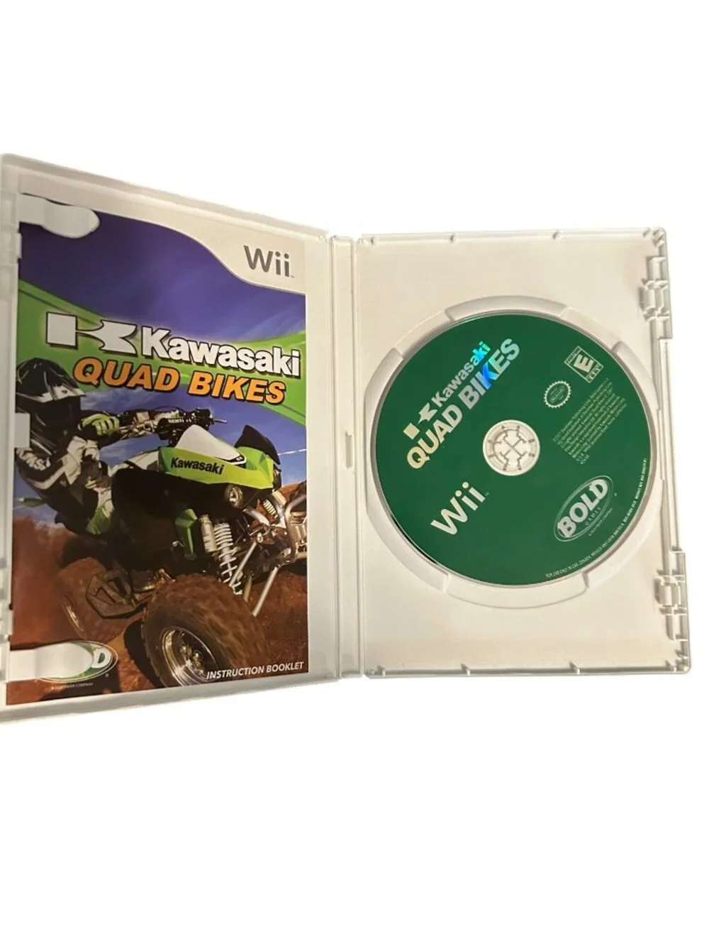 Kawasaki Quad Bikes Nintendo Wii Game With Case & Instruction Booklet